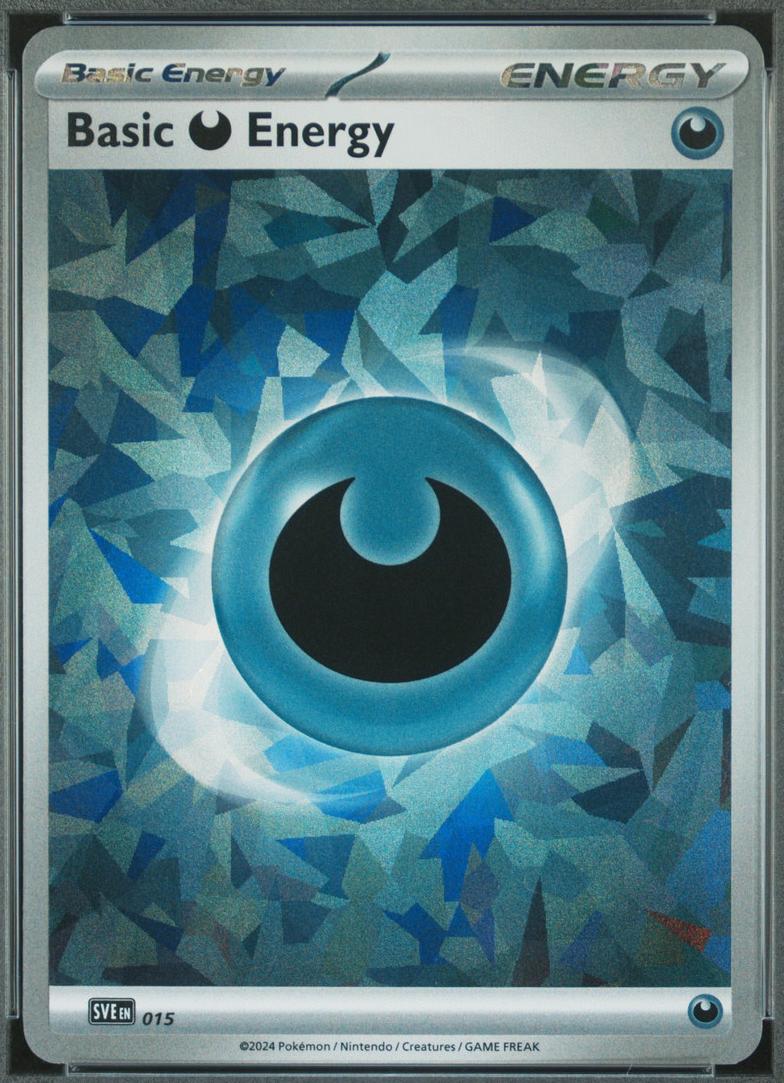 Scarlet & Violet Energy Basic Darkness Energy [Holo] Pokémon card